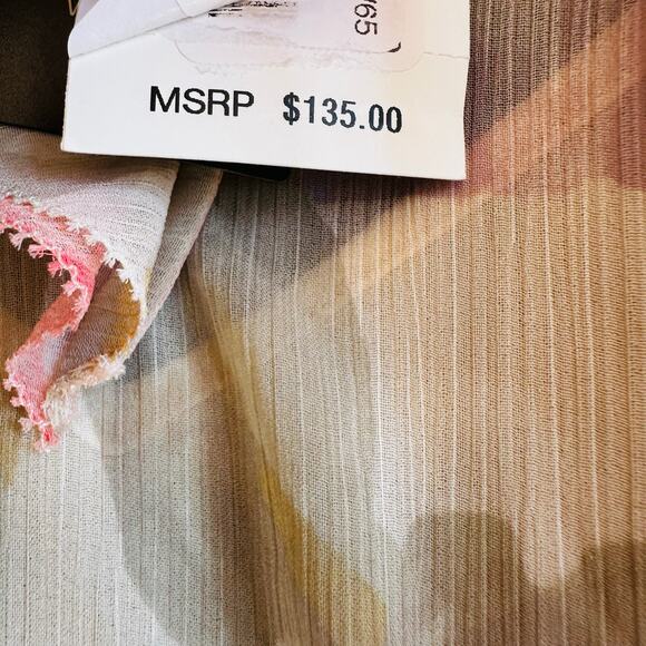 Lauren Ralph Lauren Women's Multicolor Floral Flutter Sleeve Blouse Size 3X NWT - Picture 4 of 5